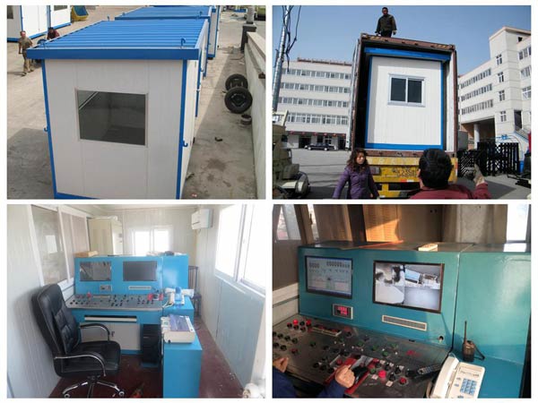 control system of portable concrete plant